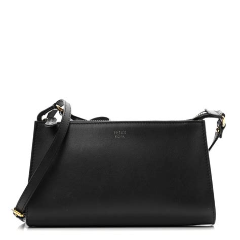 fendi mini pouch vitello baltico|FENDI Vitello Baltico Mini Pouch Crossbody Pouch Black .